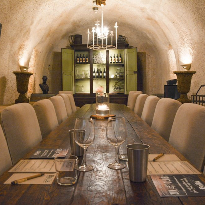 Bella wine caves private tasting room tour